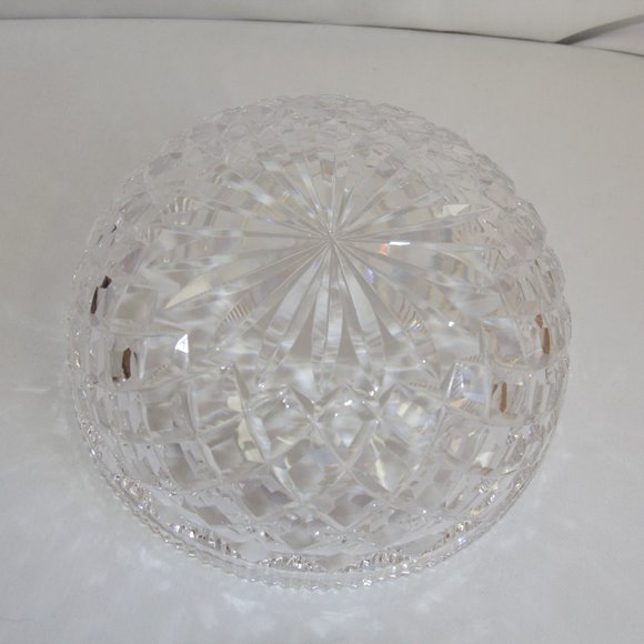 Vintage Waterford Diamond Pattern Crystal Bowl - Picture 3 of 13